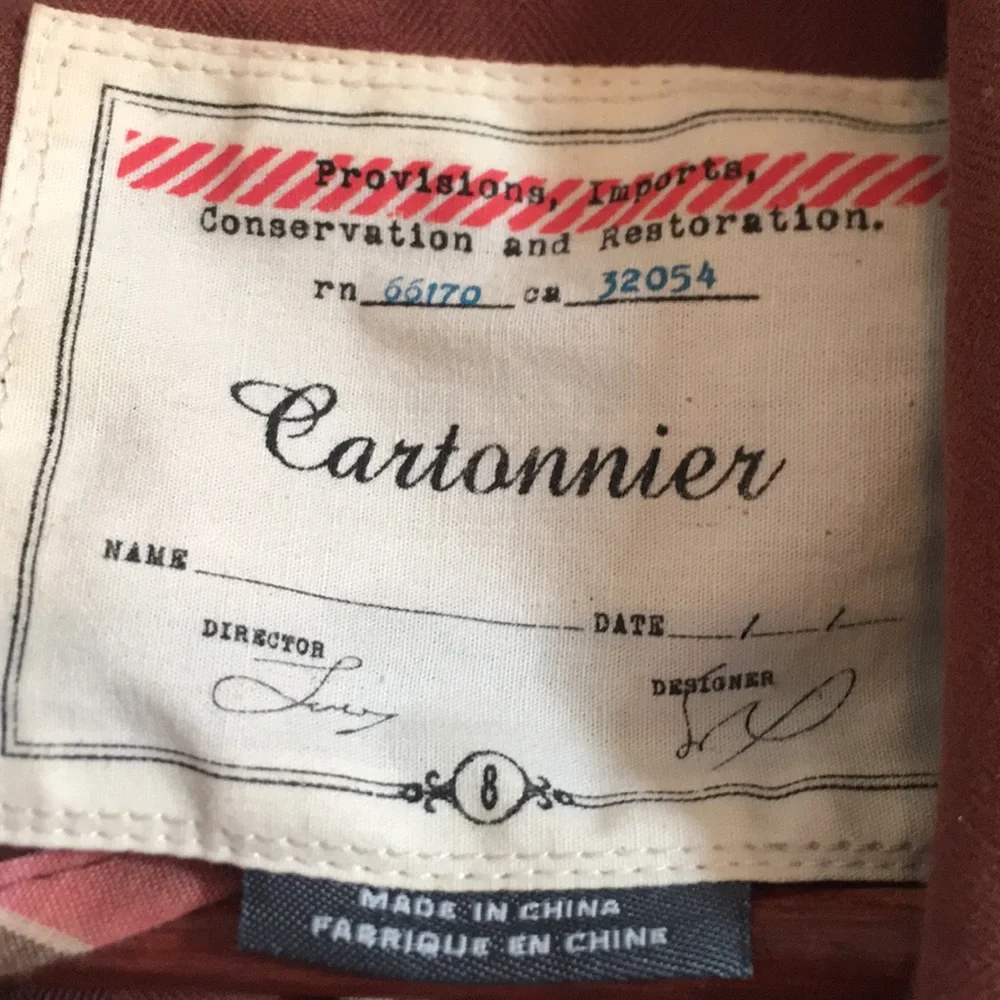 Anthropology Cartonnier Paprika Expedition Jacket - Picture 4 of 6